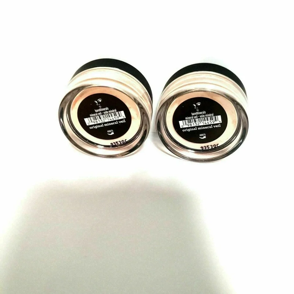 2 x bareMinerals ORIGINAL MINERAL VEIL Finishing Powder 0.75g travel size Bare